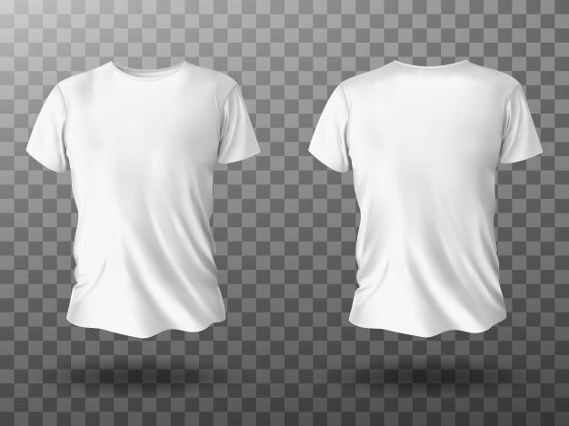 Download White T-Shirt Mockup, T Shirt With Short Sleeves tout Dessin T Shirt Photoshop,