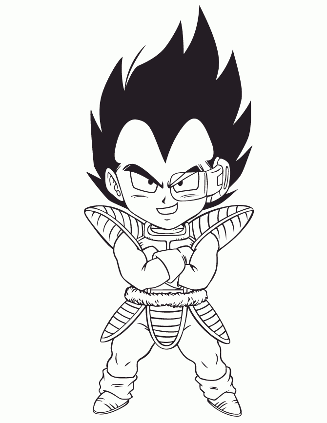 Dragon Ball Coloring Pages - Best Coloring Pages For Kids tout Coloriage Vegeta,