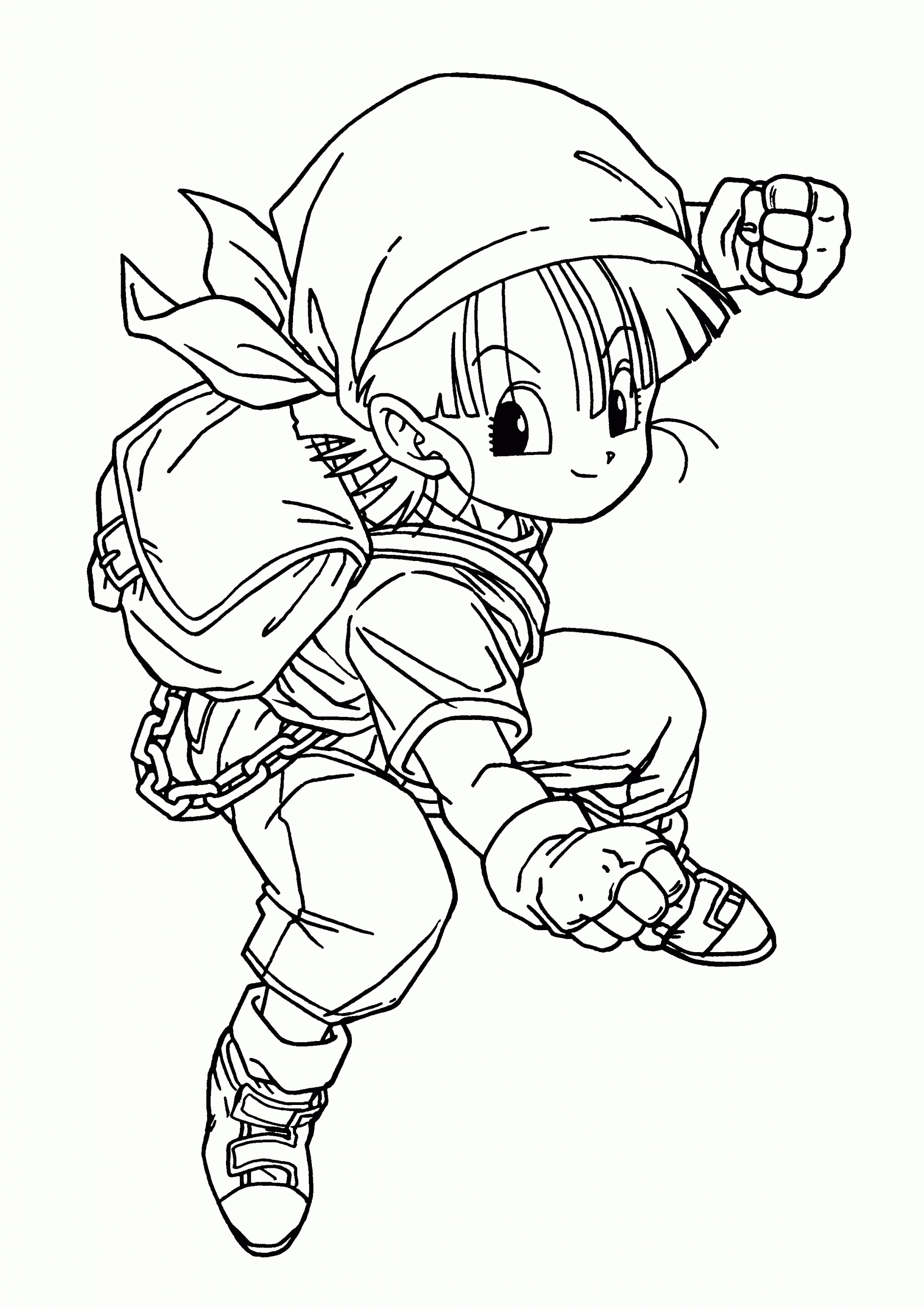 Dragon Ball Z Android 17 Coloring Pages Sketch Coloring Page à Coloriage Dragon Ball C 17