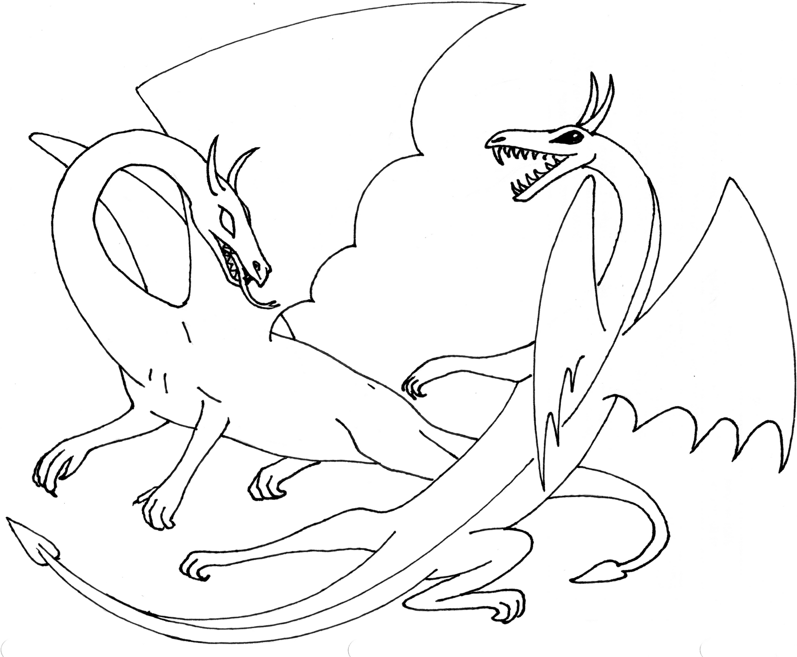 Dragon Coloring Pages Realistic | Realistic Coloring Pages serapportantà Coloriage Dragon,