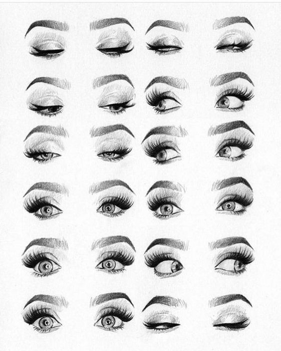 Draw Eyes - Reference | Yeux Dessin, Dessin Au Crayon à Dessin Yeux,