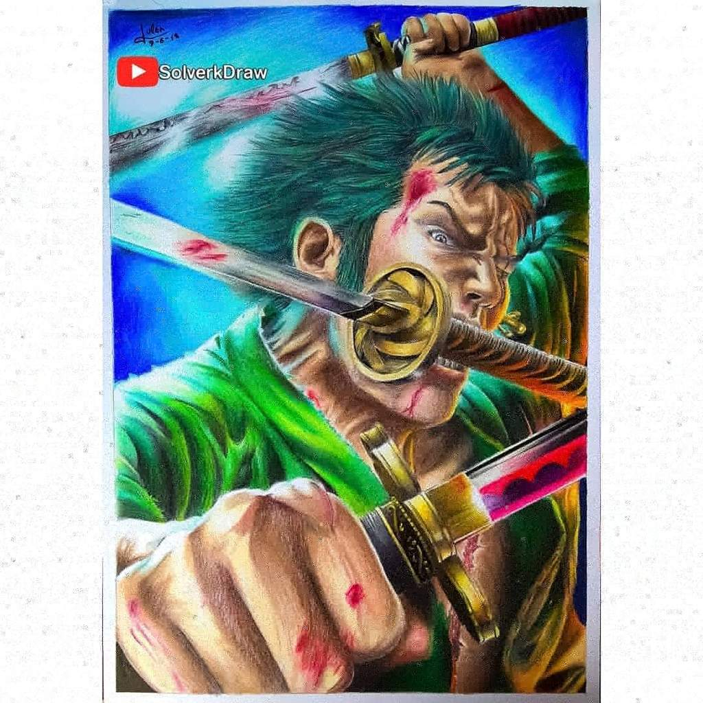 Drawing A Realistic Roronoa Zoro | One Piece Amino pour Dessin Roronoa Zoro,