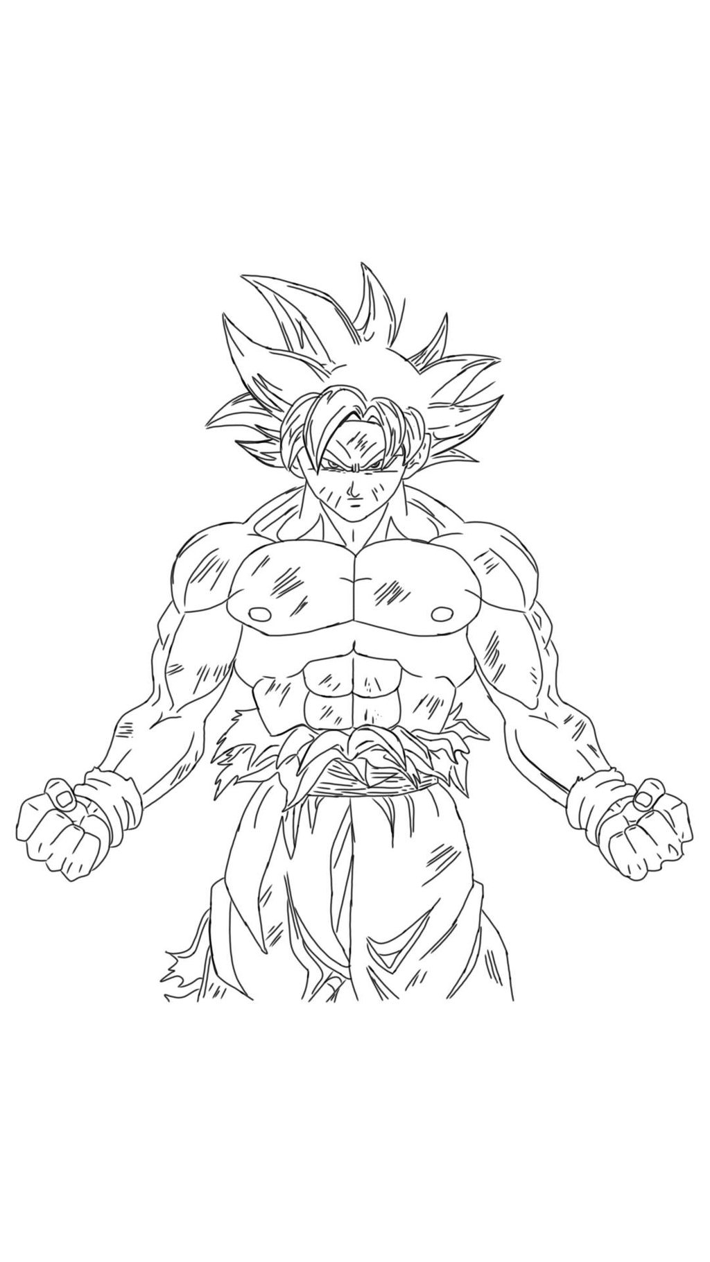 Drawing Gokus Ultra Instinct | Max Installer concernant Coloriage Goku Ultra Instinct
