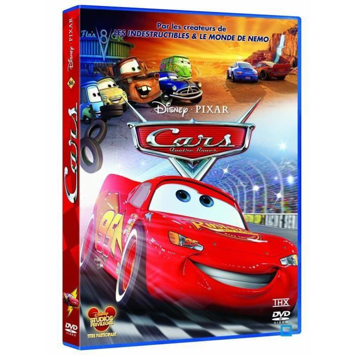 Dvd Cars : Quatre Roues En Dvd Dessin Animé Pas Cher tout 4 Roues Dessin Animé,