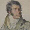 Ecole Française Vers 1820, Portrait De Jeune Homme, Dessin avec Dessin Homme
