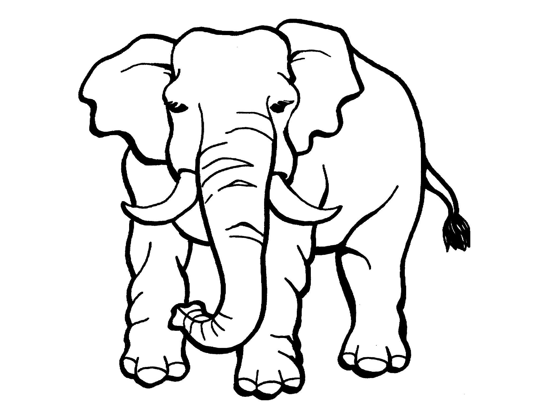 Elephants To Print For Free - Elephants Kids Coloring Pages intérieur Coloriage 2L2Phant