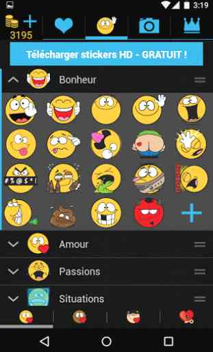 Emojidom Émoticônes Gratuit - Application Android dedans Dessinons Des Stars,