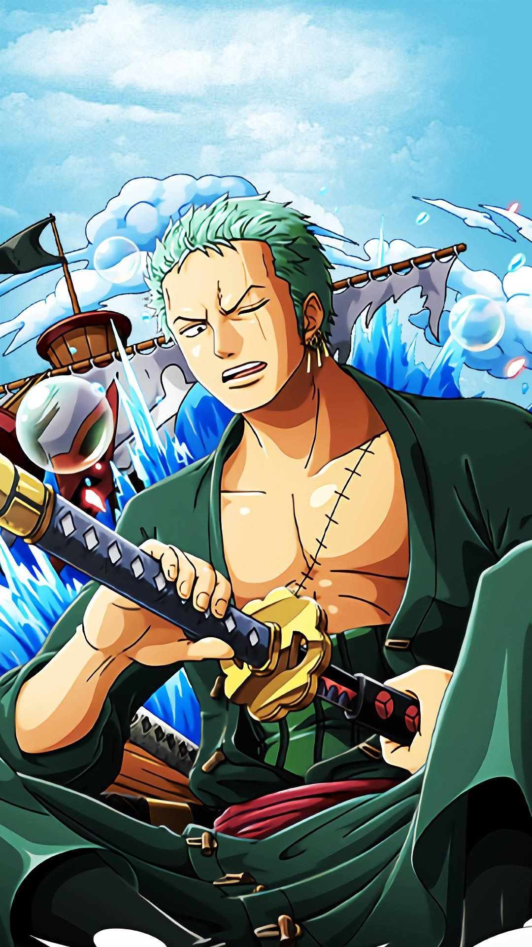 Épinglé Par Ali O&amp;#039;Berry Sur Chris Roronoa Zoro | Fond D intérieur B.o Dessin Animé,