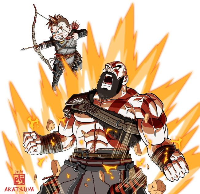 Épinglé Par Jake Smith Sur Etc. | Dieu De La Guerre intérieur Coloriage Dessin Kratos