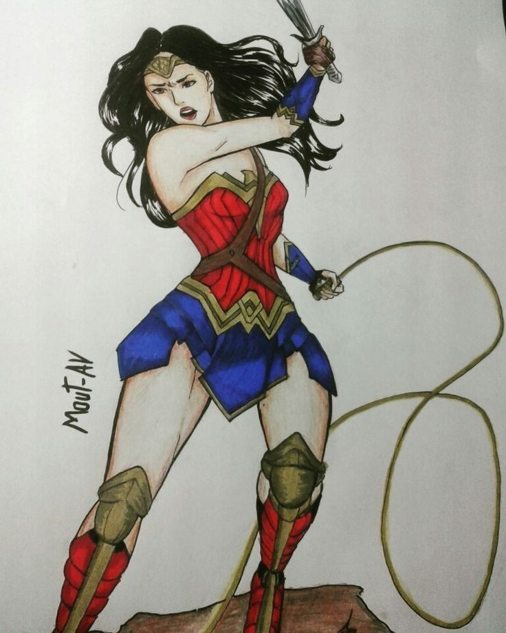 Épinglé Par Océane Brodier Sur Wonder Woman ☆ En 2020 serapportantà Dessin Wonder Woman Kawaii,