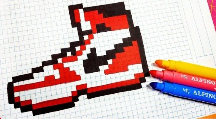 Épinglé Par Rania Elamri Sur Pixel Art En 2020 | Coloriage avec Dessin En Pixel