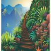 Épinglé Sur Affiches De Voyage Rétro pour Coloriage Dessin Ile De La Reunion