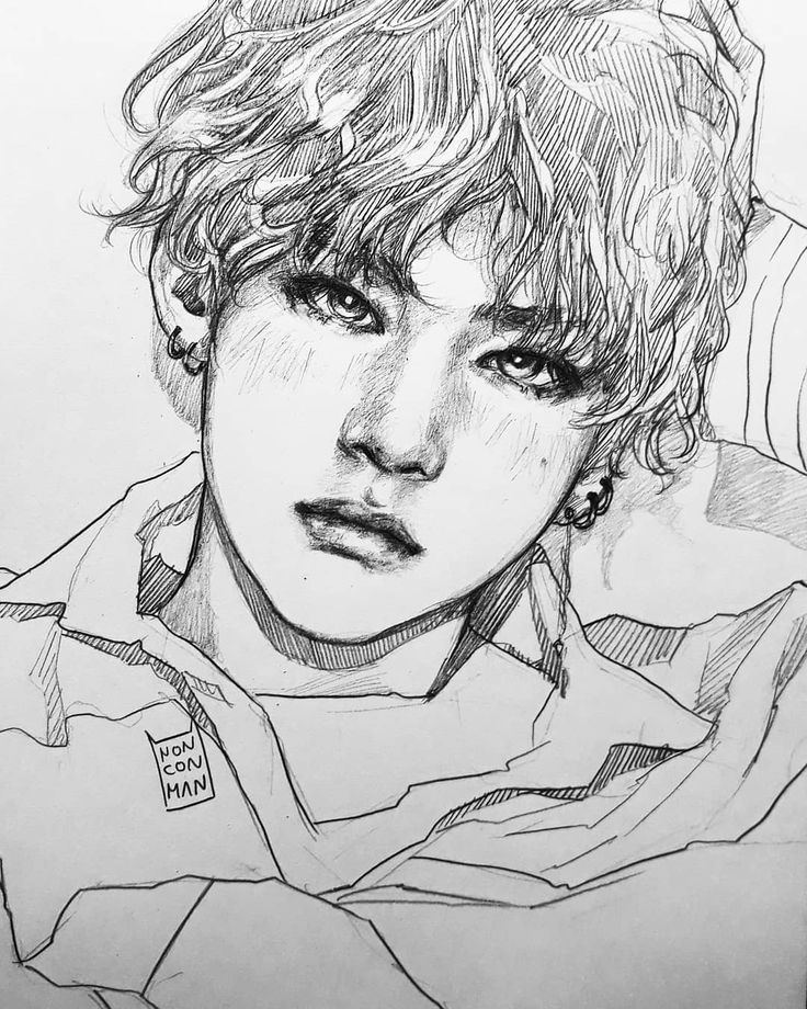 Épinglé Sur |♡ Bts destiné Tuto Dessin V Bts,