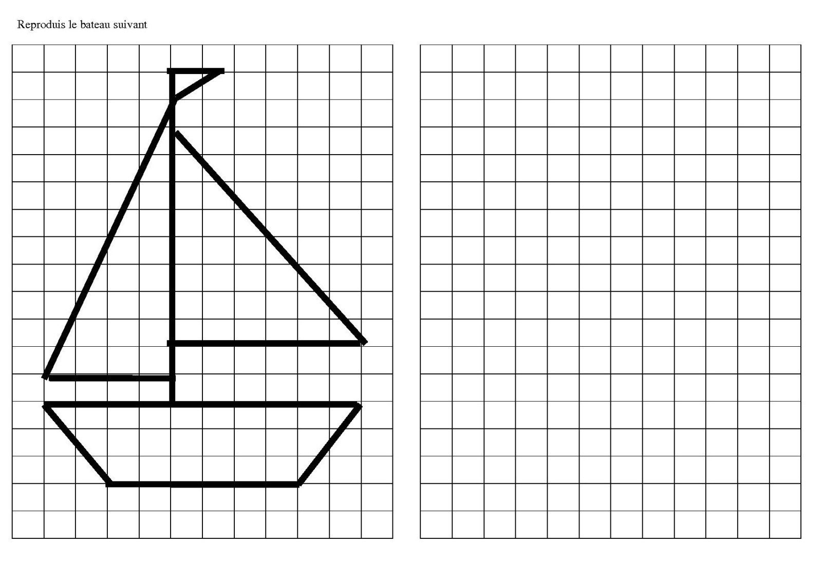 Épinglé Sur Étude P1 serapportantà Coloriage Quadrillage