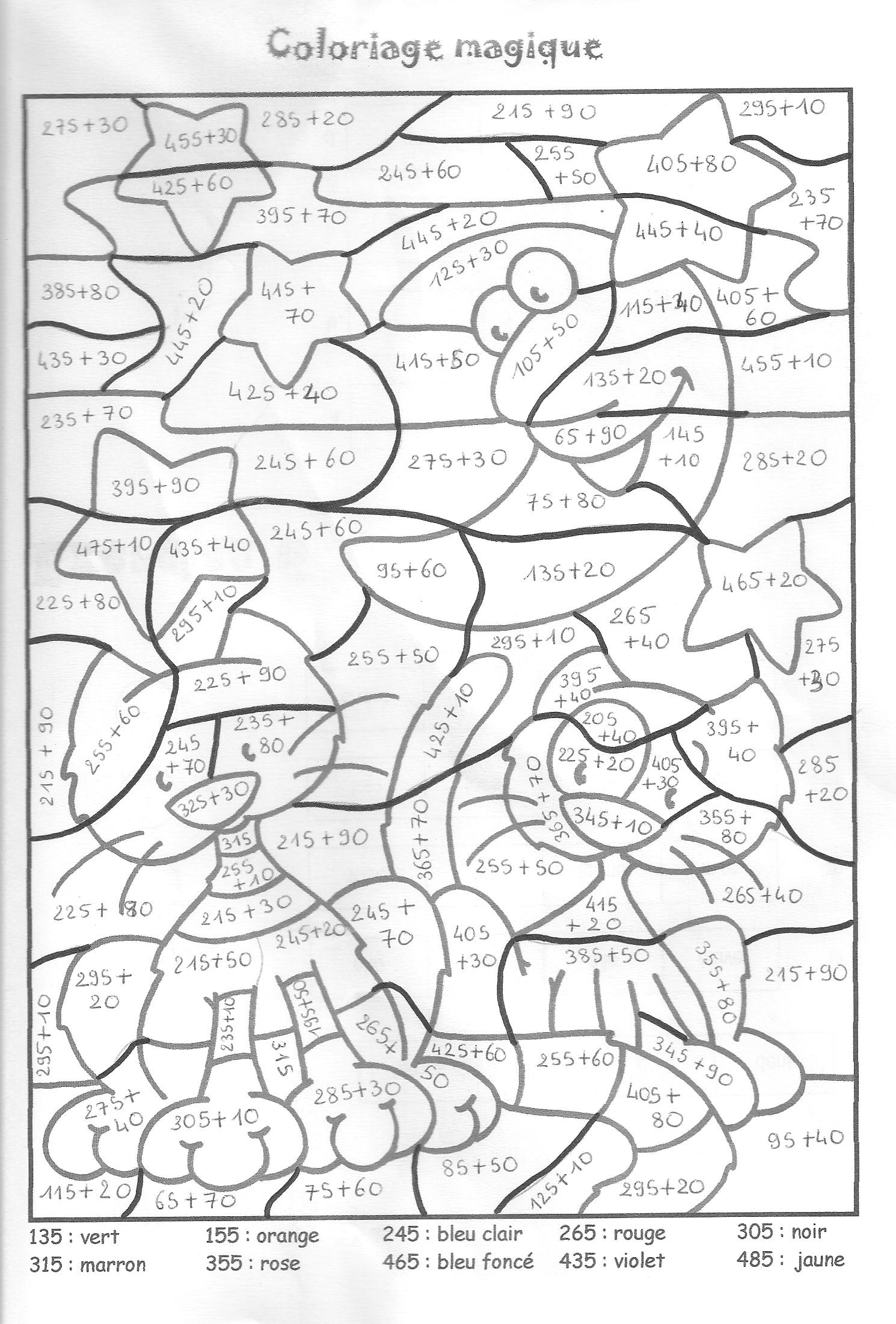 Exercice Table De Multiplication 2 3 4 5 - Exercices Sur intérieur Coloriage Magique Jusqu&amp;#039;À 20