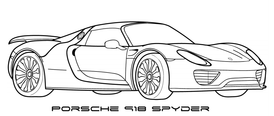 Ferrari F40 Coloring Page - Free Printable Coloring Pages destiné Coloriage Porsche 911