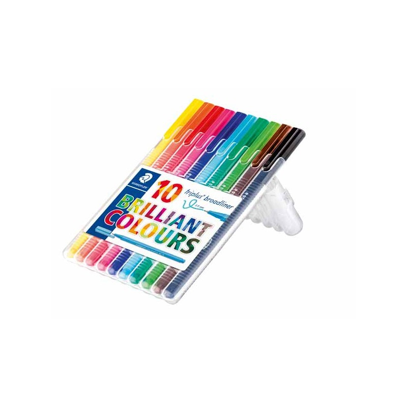 Feutre De Coloriage Staedtler Triplus Broadliner 0,8 Mm avec Coloriage Feutre,