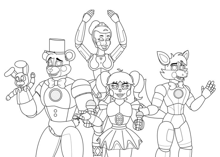 Fnaf Circus Baby - Free Coloring Pages encequiconcerne Coloriage Fnaf 6