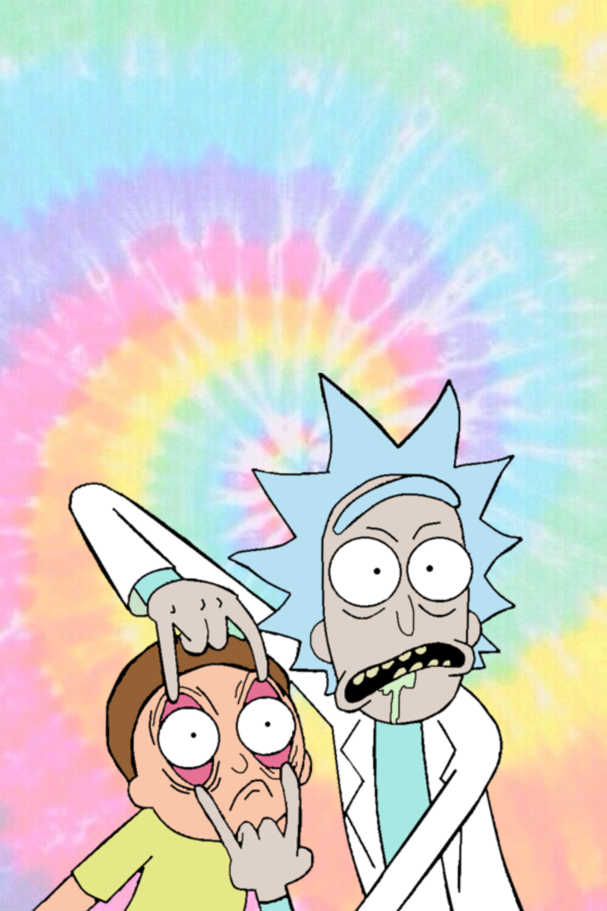 Fond D Écran Iphone Rick Et Morty concernant Dessin Rick Et Morty