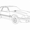 Ford-Mustang-Coloriage-Voiture-1 | Les Voitures destiné Ford T Dessin