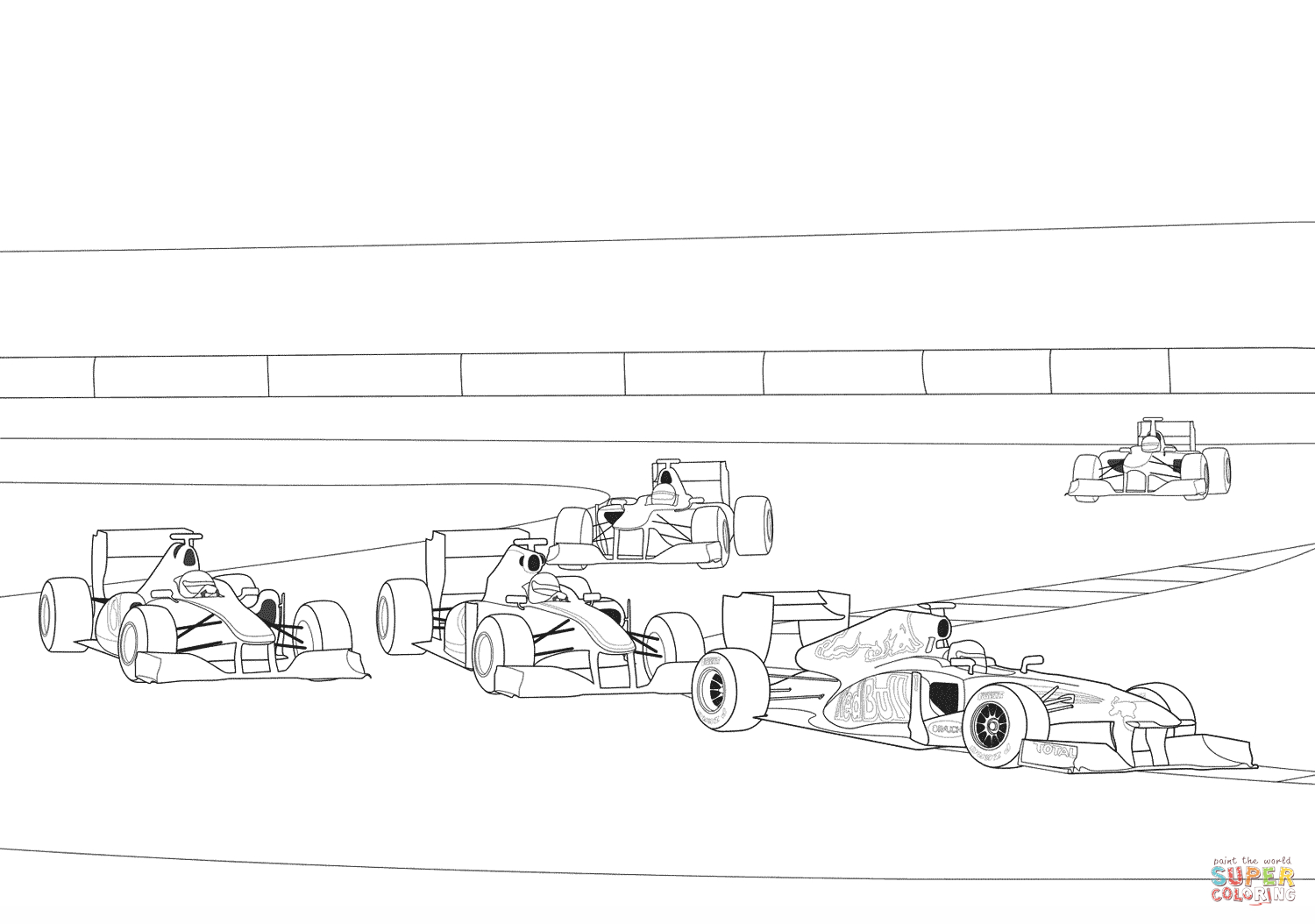 Formula 1 Racing Coloring Page | Free Printable Coloring Pages à Formule 1 Dessin