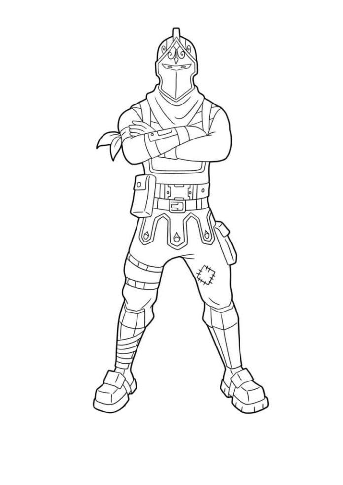 Fortnite Coloriage À Imprimer - Skin, Ikonik, Nomade intérieur Coloriage Fortnite Saison 8