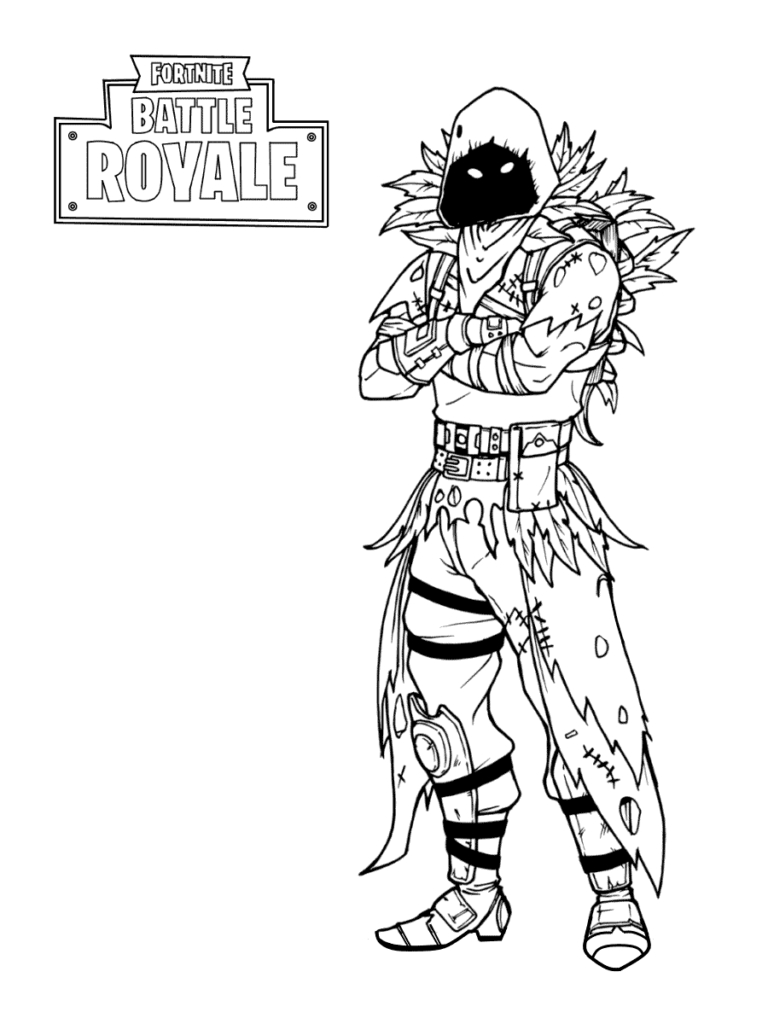 Fortnite Coloriage À Imprimer - Skin, Ikonik, Nomade pour Coloriage Fortnite Saison 8