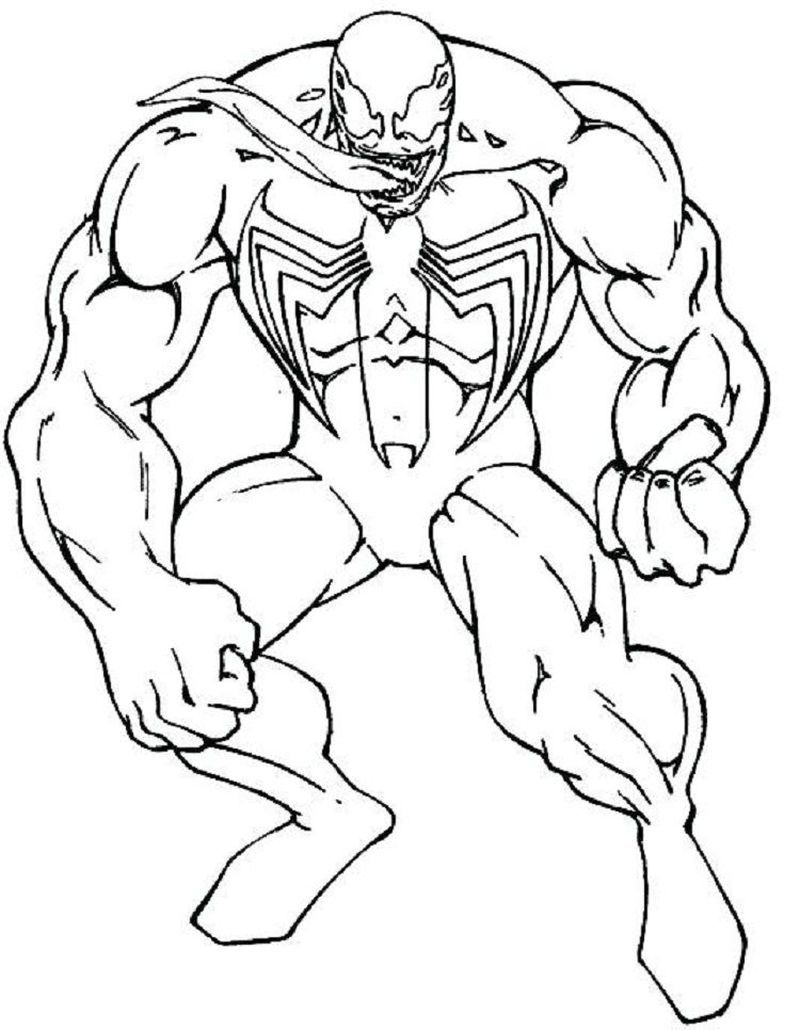 Free Coloring Pages Venom | Marvel Coloring, Spiderman encequiconcerne Coloriage Venom,