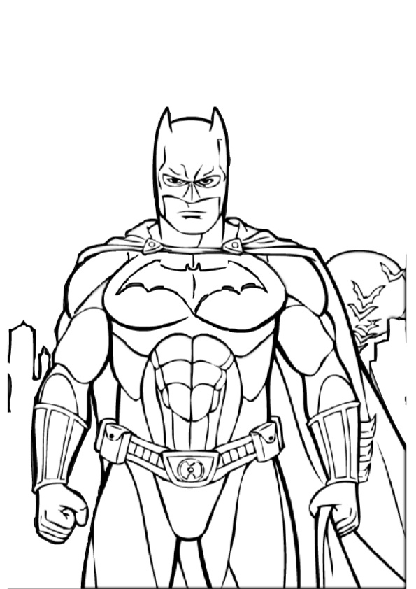 Free Printable Batman Coloring Pages: Dc Comics » Print à Coloriage Batman,