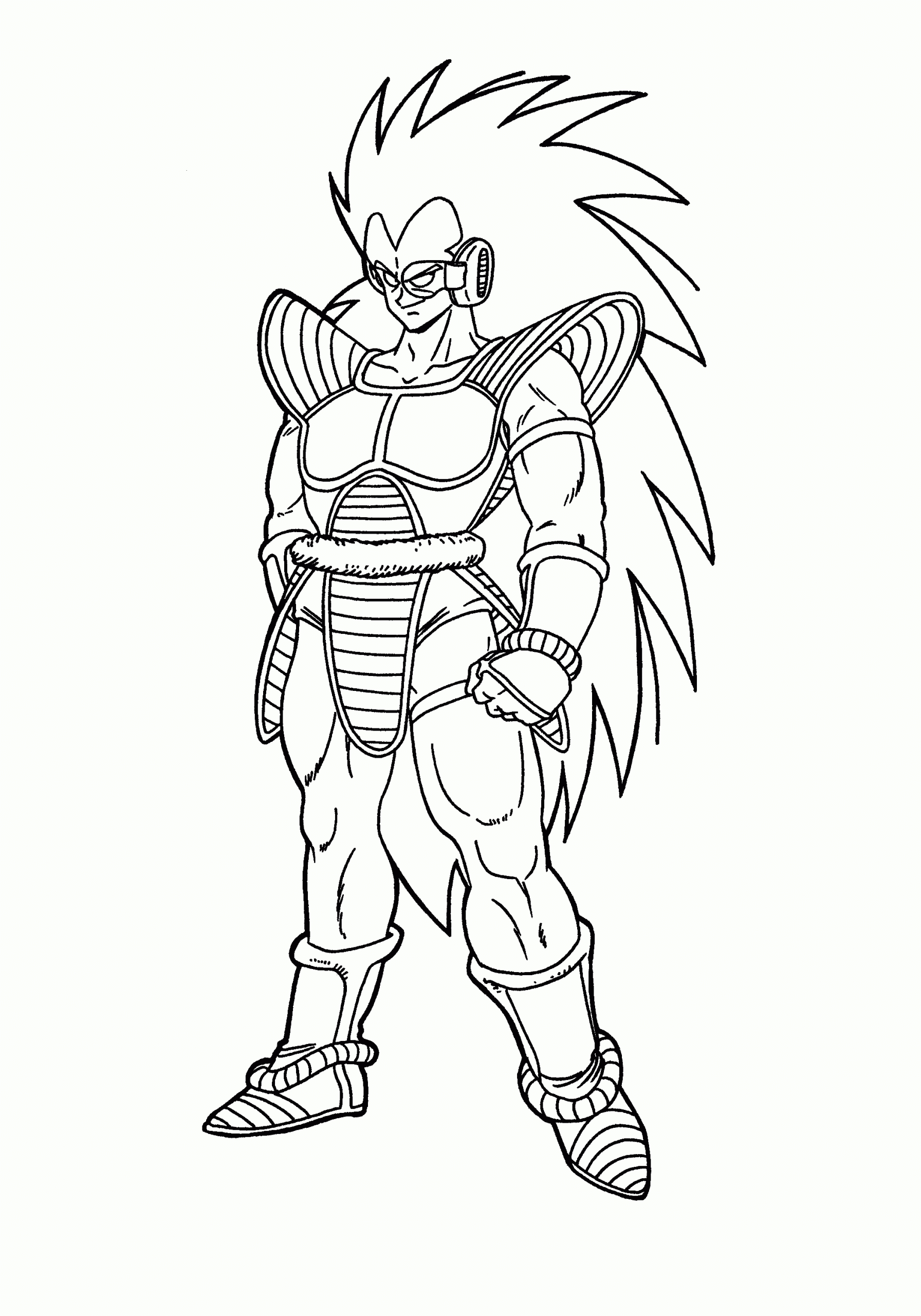Free Printable Dragon Ball Z Coloring Pages For Kids dedans Dessin Coloriage Dragon Ball Z