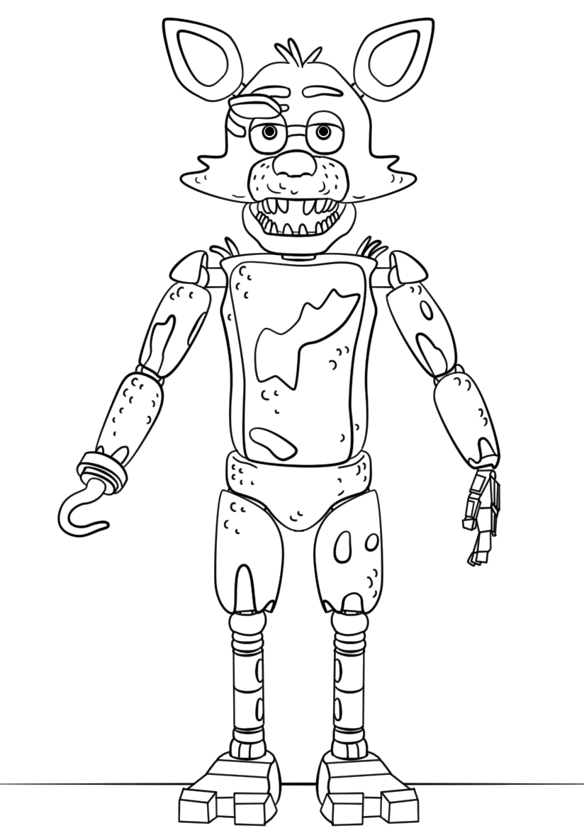 Free Printable Five Nights At Freddy&amp;#039;S (Fnaf) Coloring Pages encequiconcerne Coloriage Fnaf 1