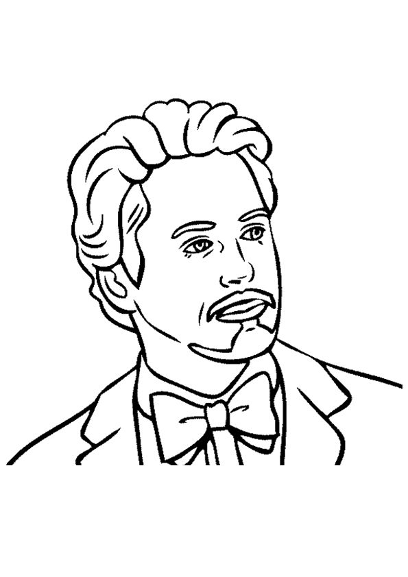 Free &amp;amp; Printable Tony Stark Iron Man Coloring Picture dedans Coloriage Vlog,