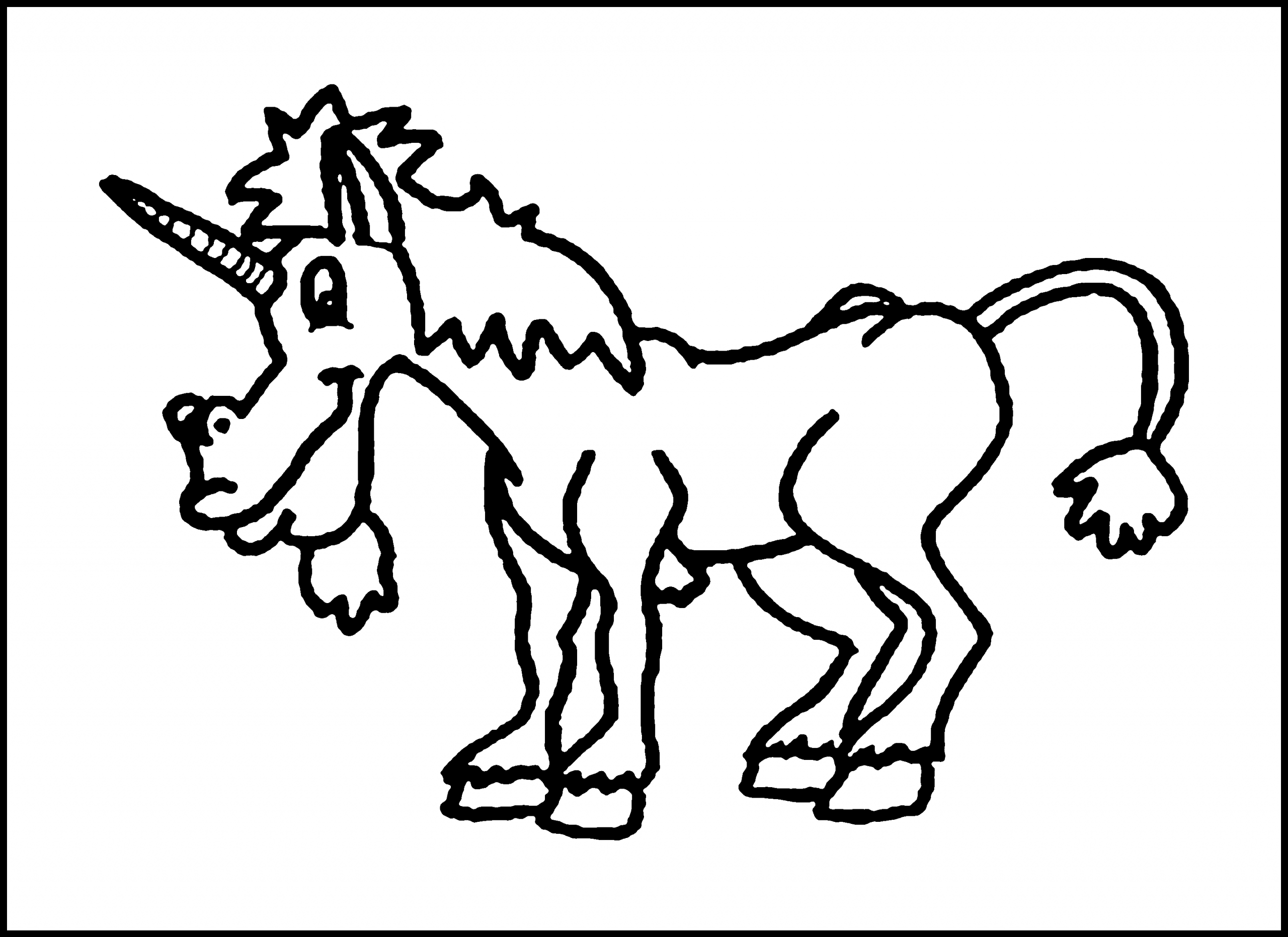 Free Printable Unicorn Coloring Pages For Kids avec Coloriage Unicorn