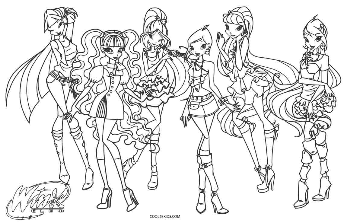 Free Printable Winx Coloring Pages For Kids intérieur Coloriage Winx