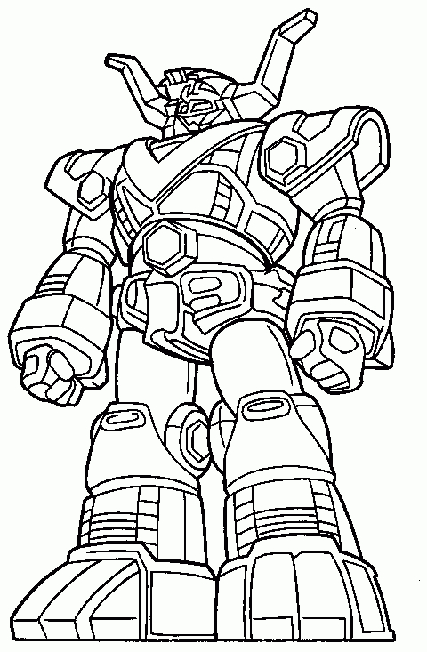 Gambar Mewarnai Robot Titan - Sukagambarku serapportantà Coloriage Tobot W