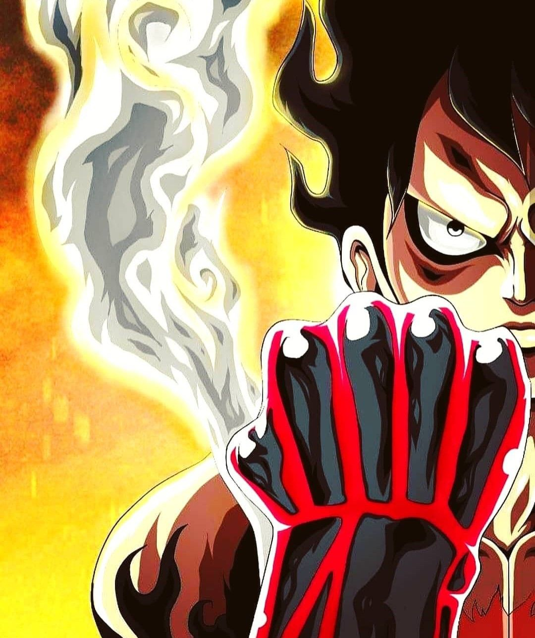 Gear 4 Snake Man . | Seni Anime, Animasi, Seni pour Luffy Gear 5 Dessin