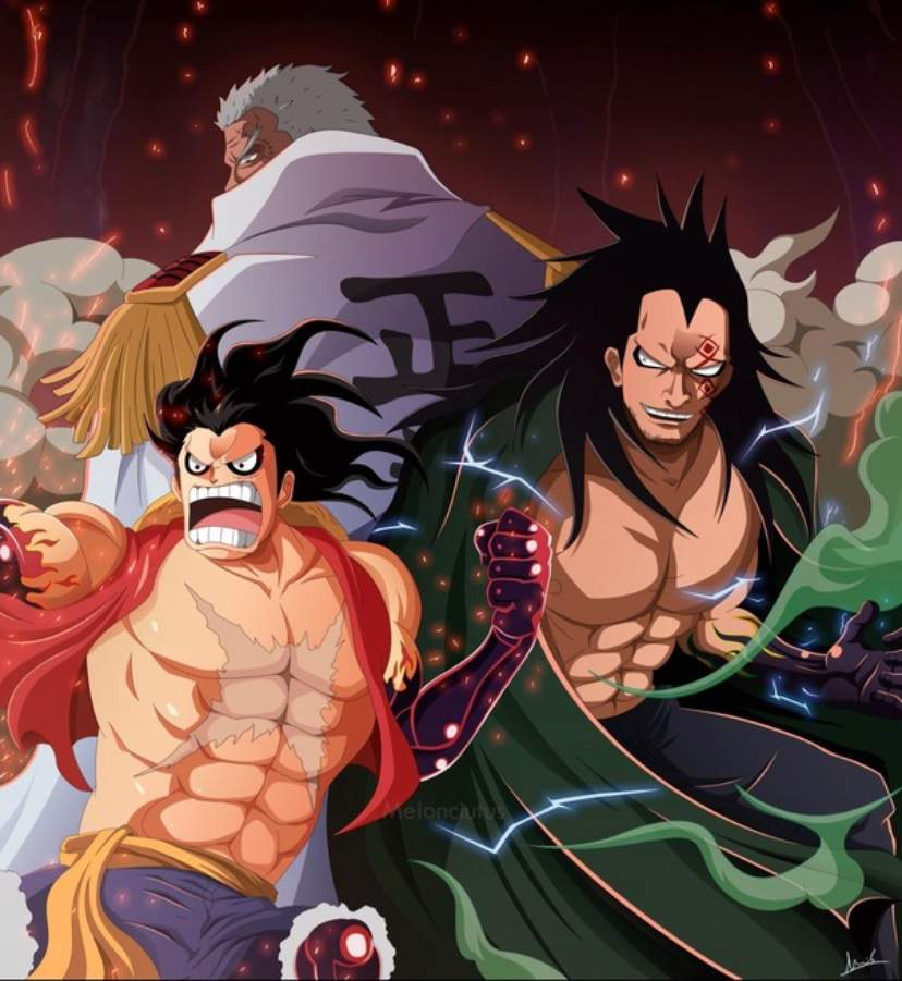 Gear 5 Luffy Dragon Man : Monkey D. Dragon&amp;#039;S Real Power pour Luffy Gear 5 Dessin