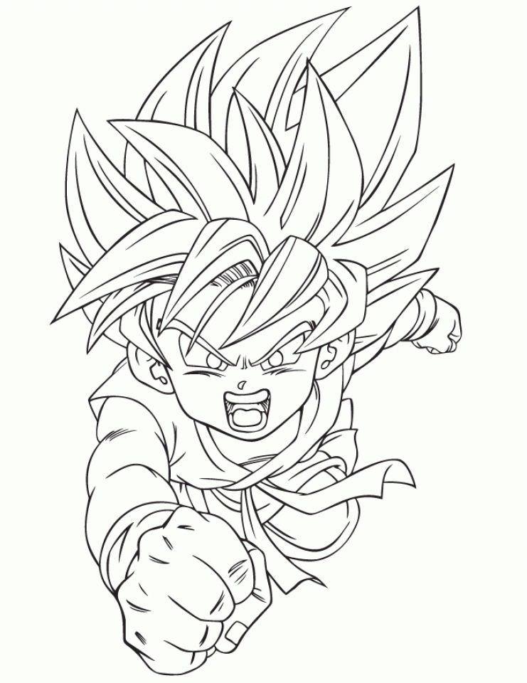 Get This Free Dragon Ball Z Coloring Pages 58345 avec Dragon Ball Z Dessin Tuto,