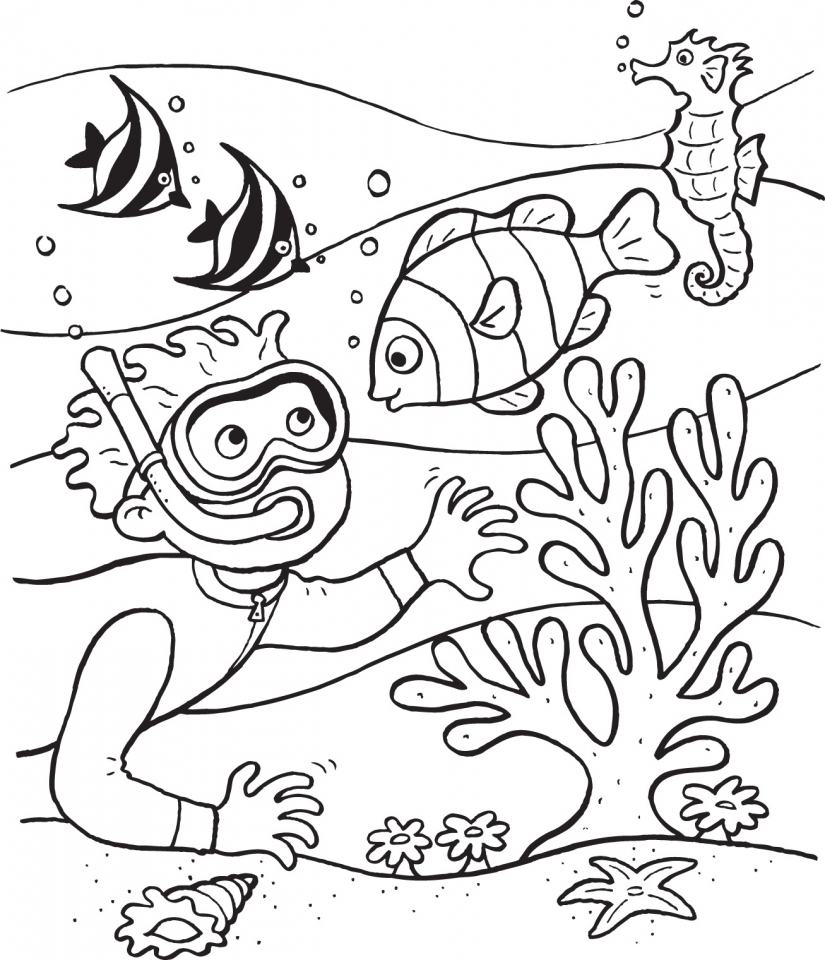 Get This Ocean Coloring Pages For Kids Wy1M9 intérieur Coloriage Ocean