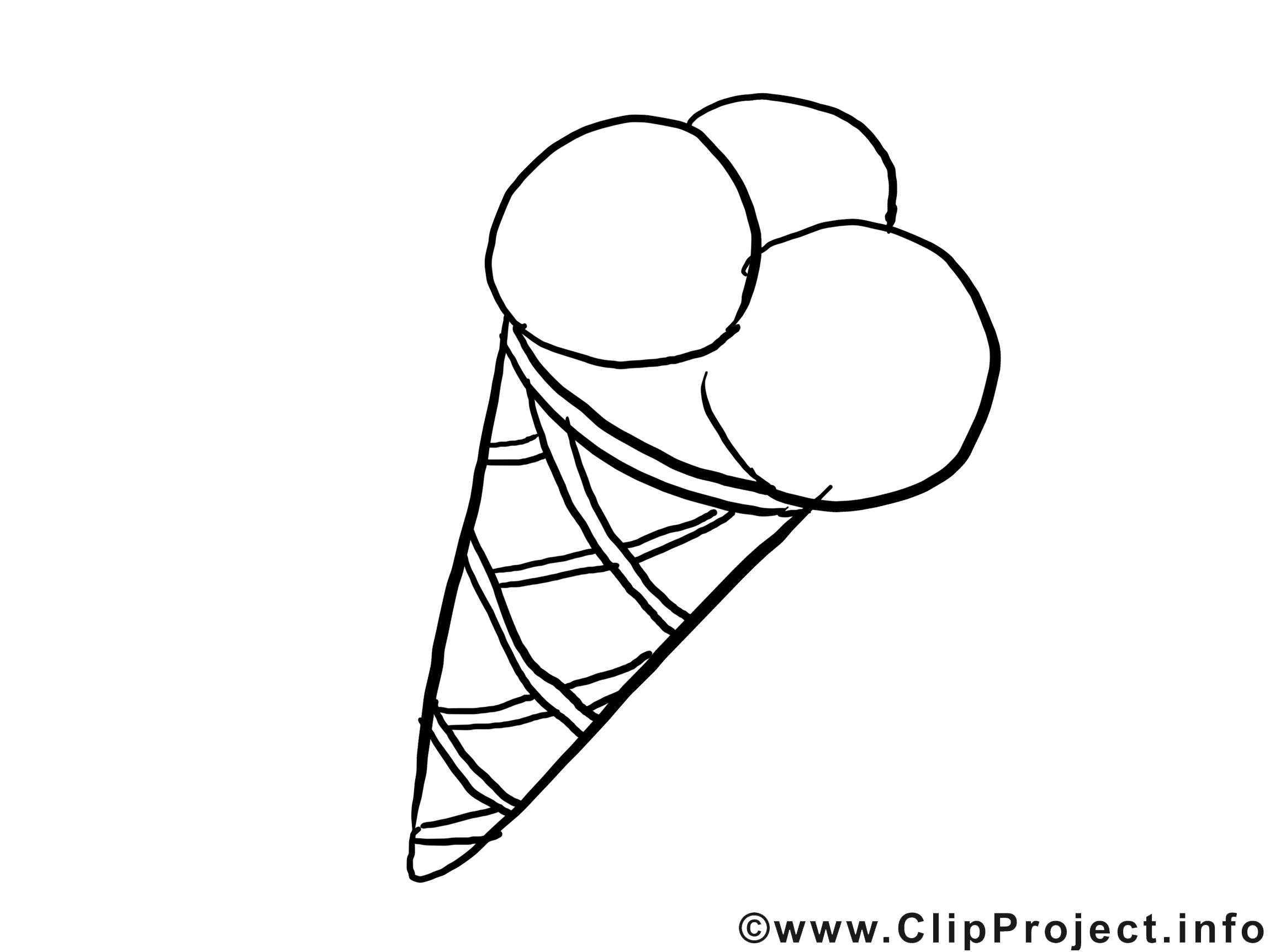 Glace Dessin À Imprimer Clip Arts Gratuits - Divers Pages avec Coloriage Glace,