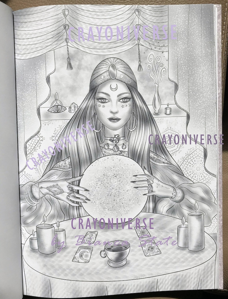 Grayscale Coloriage Livre Par Bianca State Luminosité. | Etsy tout Coloriage Grayscale,