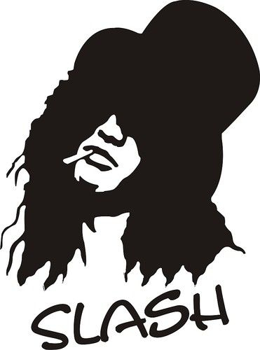 Guns N Roses Slash Vinyl Decal Sticker Music Concert pour Y/N Dessin