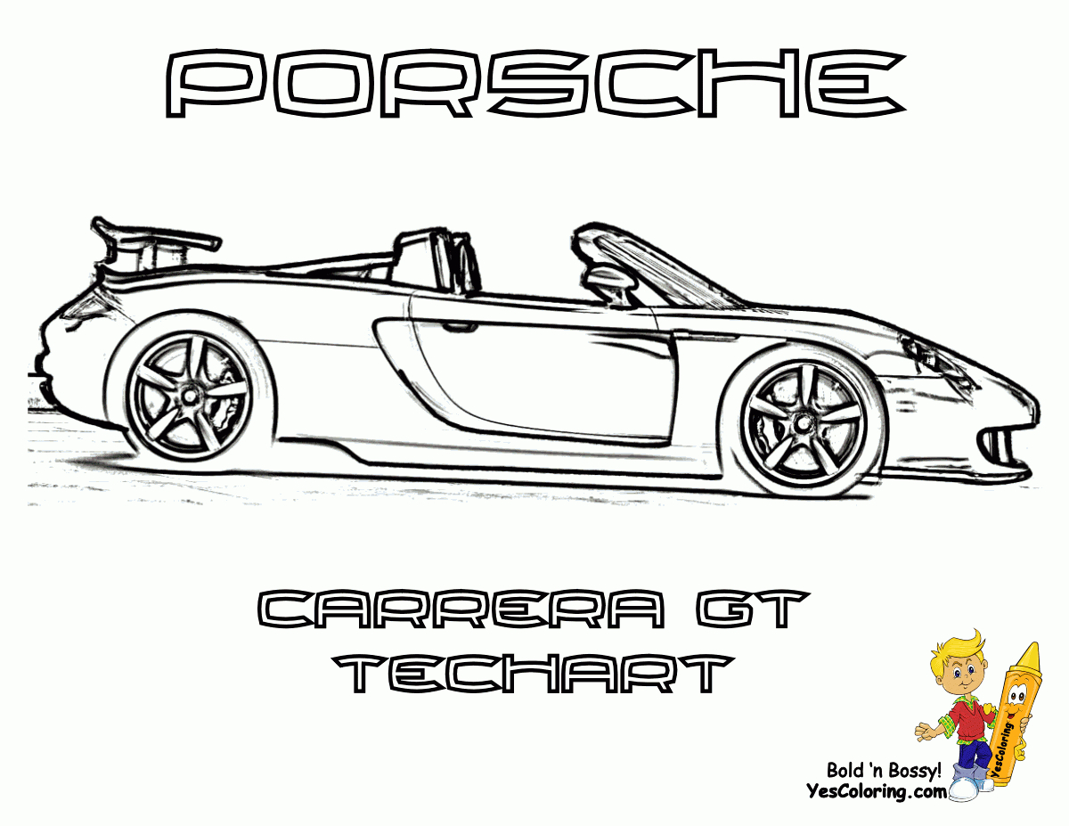 Gusto Porsche Car Coloring Pages | 911 Gt3 | 25 Free Coloring encequiconcerne Coloriage Porsche 911