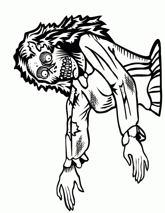 Halloween Colorings: Zombie Coloring Pages For Adults And à Coloriage Zombie