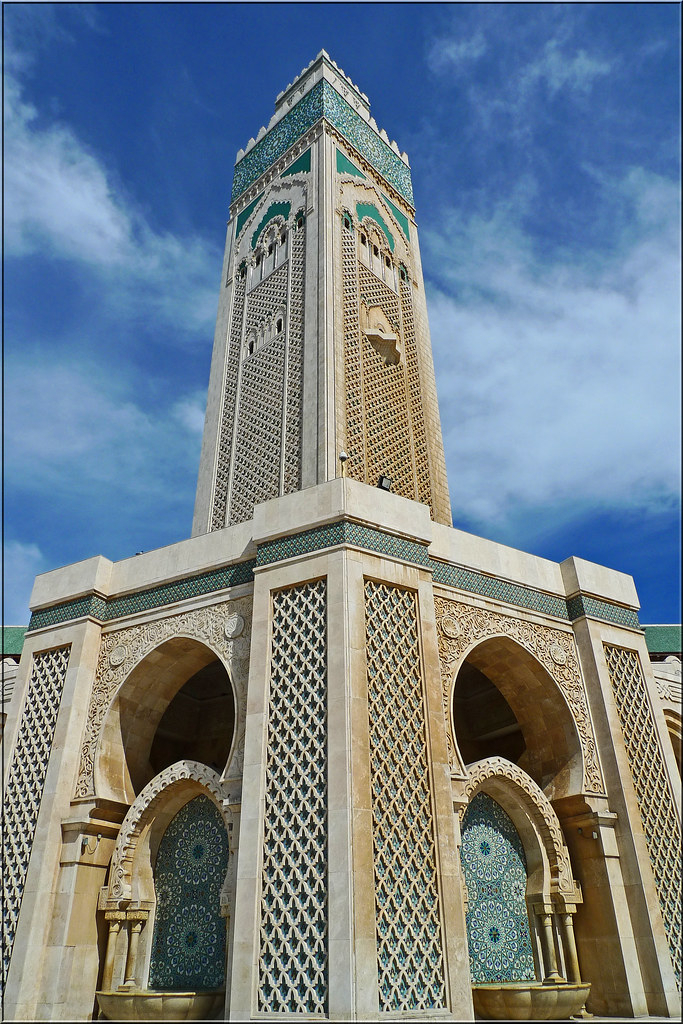 Hassan Ii Mosque ~ مسجد الحسن الثاني | Its Minaret Is The serapportantà Mosquée Hassan 2 Dessin