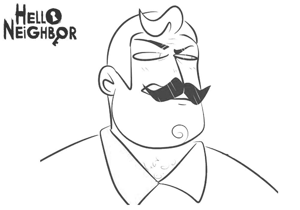 Hello Neighbor Coloring Pages - Coloring Home serapportantà Dessin Hello Neighbor,