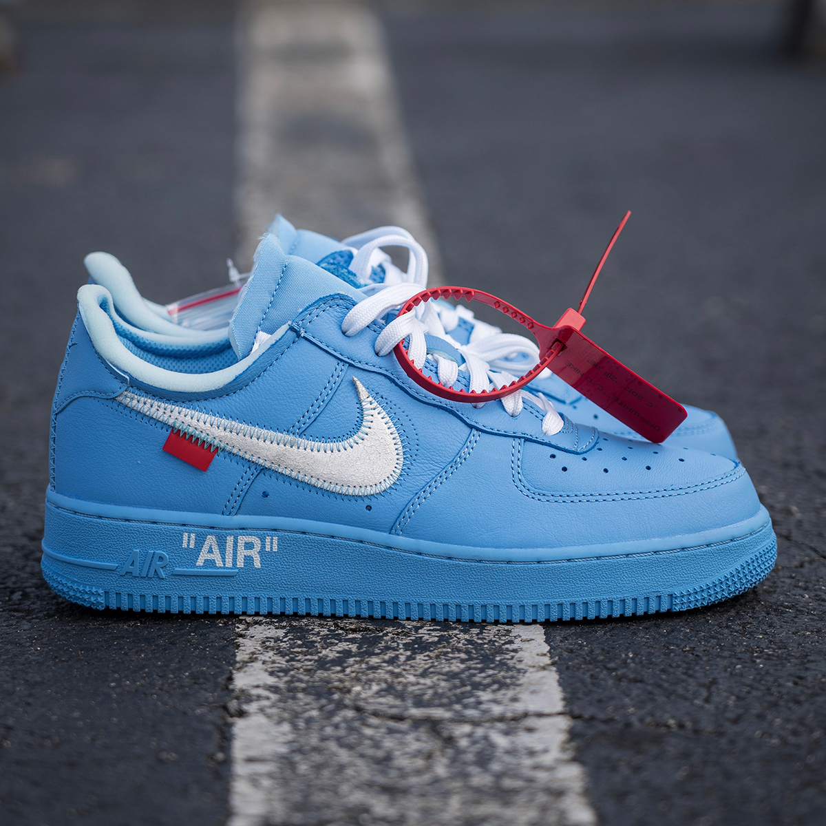 How To Buy The Blue Off-White X Nike Air Force 1 &amp;quot;Mca encequiconcerne Coloriage Air Force 1,
