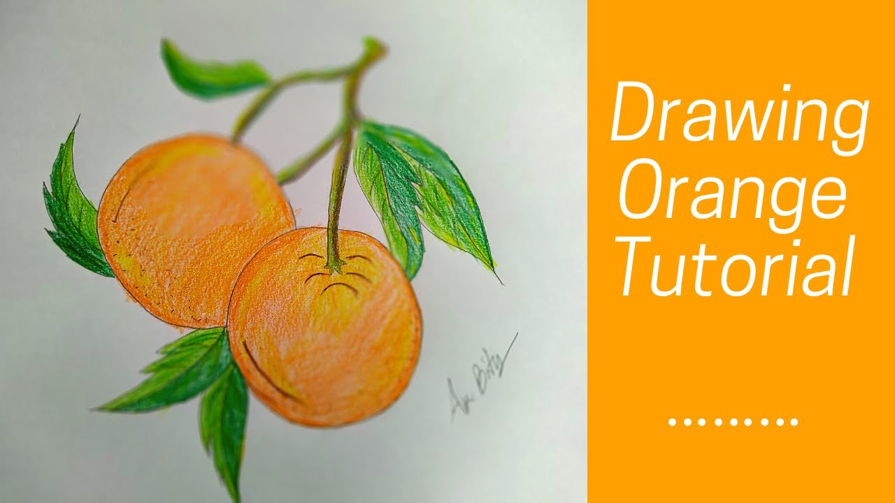 How To Draw Orange Easy Step By Step For Kids | Drawing concernant Dessin Orange