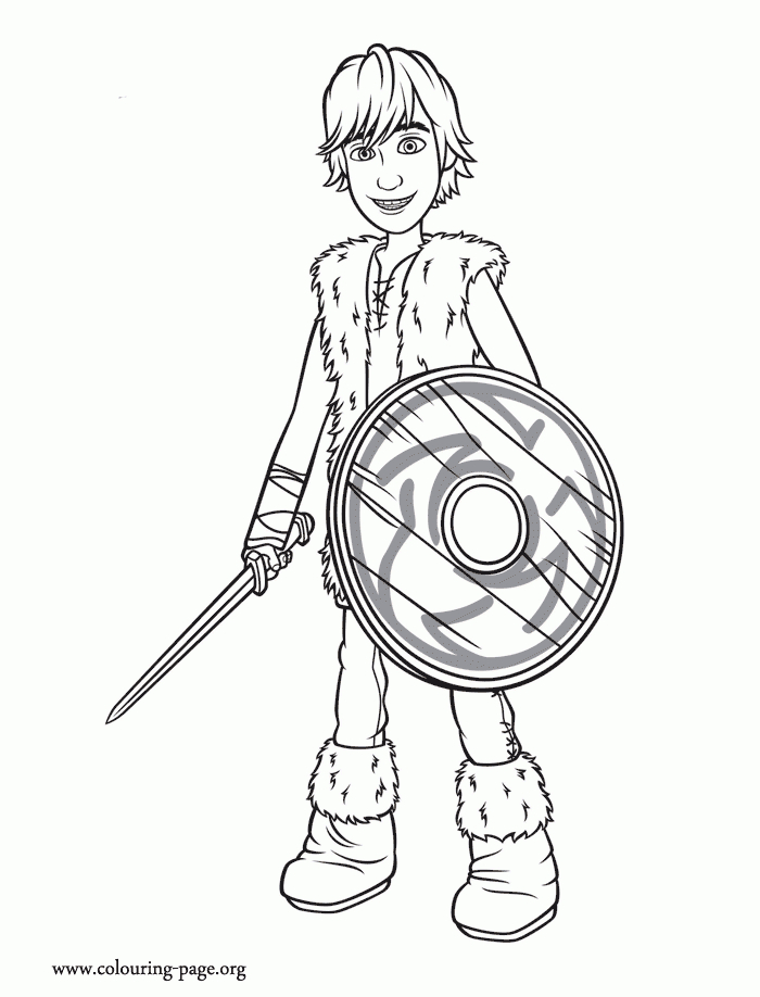 How To Train Your Dragon - Hiccup Coloring Page tout Coloriage Zak Storm Dessin