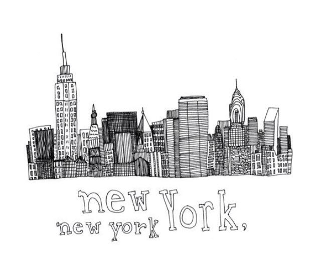 I Want To Be Apart Of It, New York, New York | Peinture tout Coloriage Dessin New York